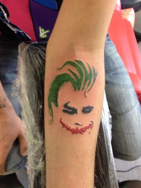 joker tattoo arm